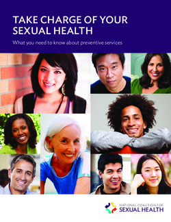 Take Charge of Sexual Health: Preve...