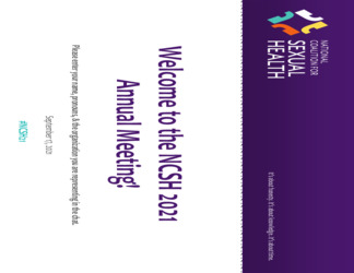 National Coalition of Sexual Health...