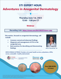 Adventures in Anogenital Dermatolog...