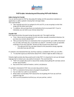 PrEP Scripts