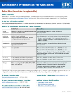 Extencilline Information for Clinic...