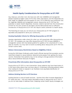 Health Equity Considerations for Do...