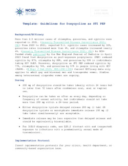 Template: Guidelines for Doxycyclin...