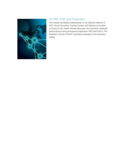 Module 6: Pharmacist HIV PEP, PrEP,...